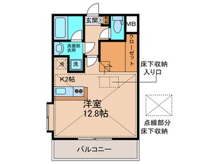 メゾンプレジ－ルの物件間取画像